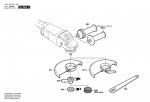 Bosch 0 601 852 042 Gws 21-230 H Angle Grinder Gws21-230H Spare Parts